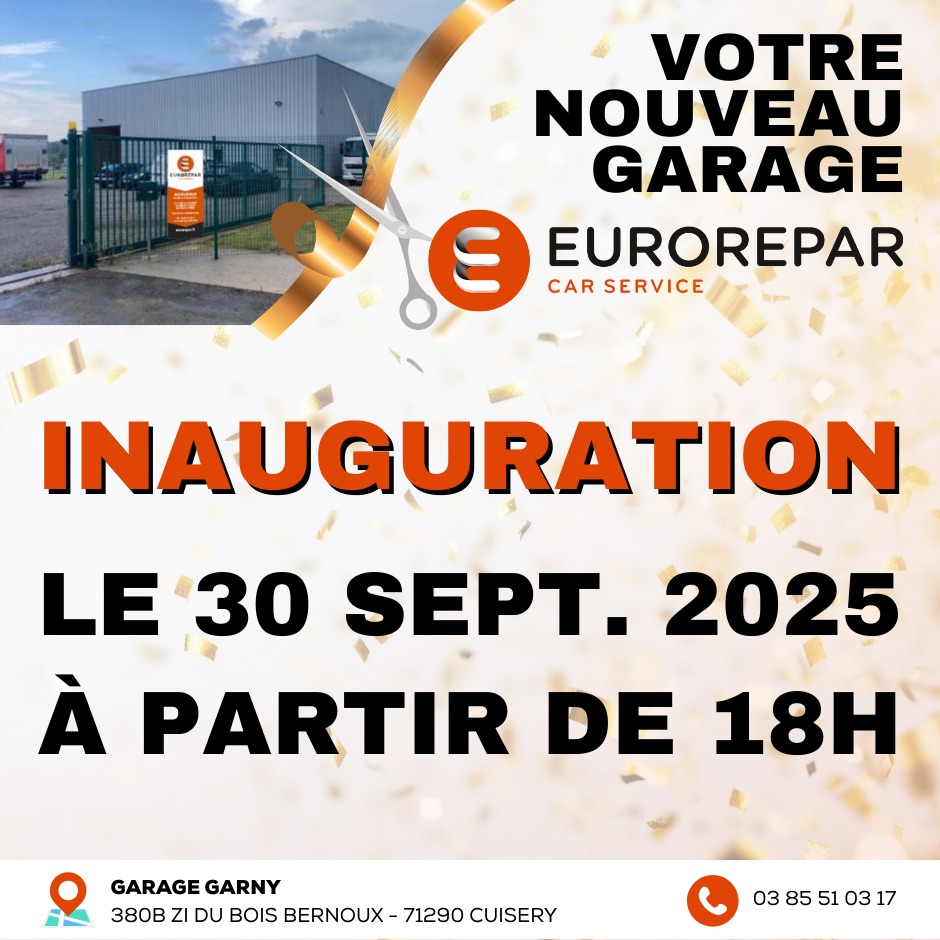 inauguration Garage de Cuisery